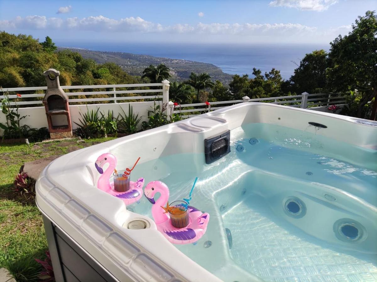 Belavue & Spa Prive, Avec Vue Panoramique Sur Mer, Jardin Creole Paysager, Jacuzzi Prive Bouillante Dış mekan fotoğraf