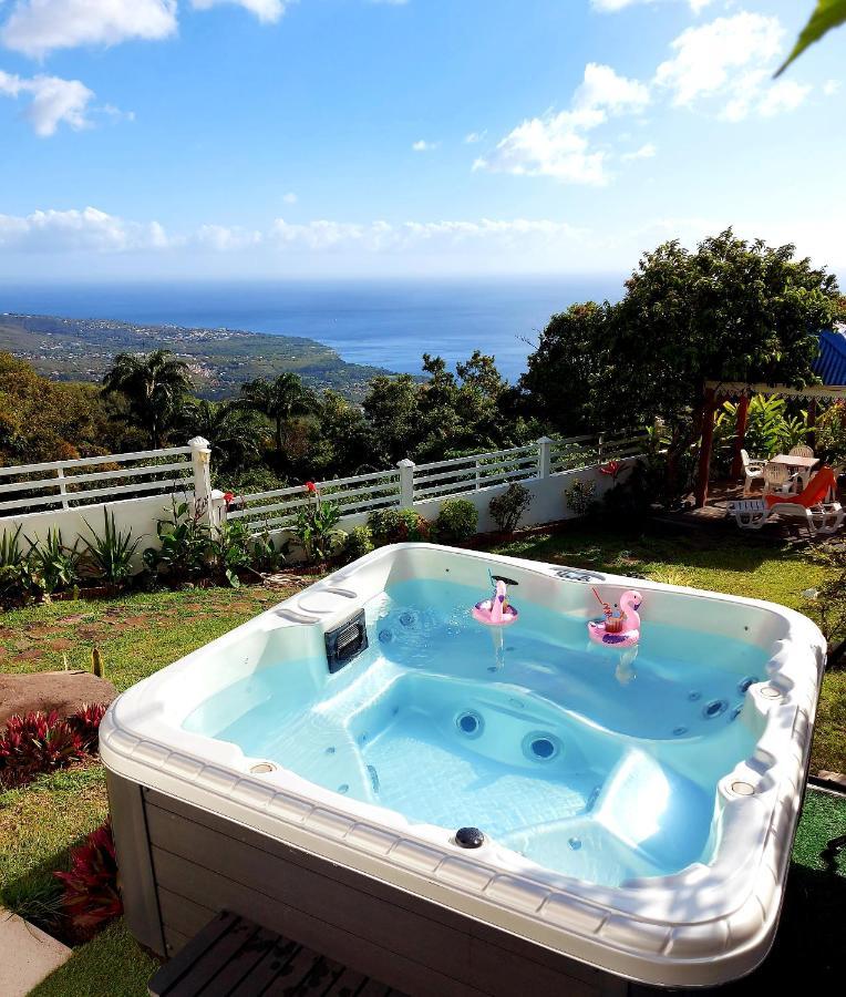 Belavue & Spa Prive, Avec Vue Panoramique Sur Mer, Jardin Creole Paysager, Jacuzzi Prive Bouillante Dış mekan fotoğraf