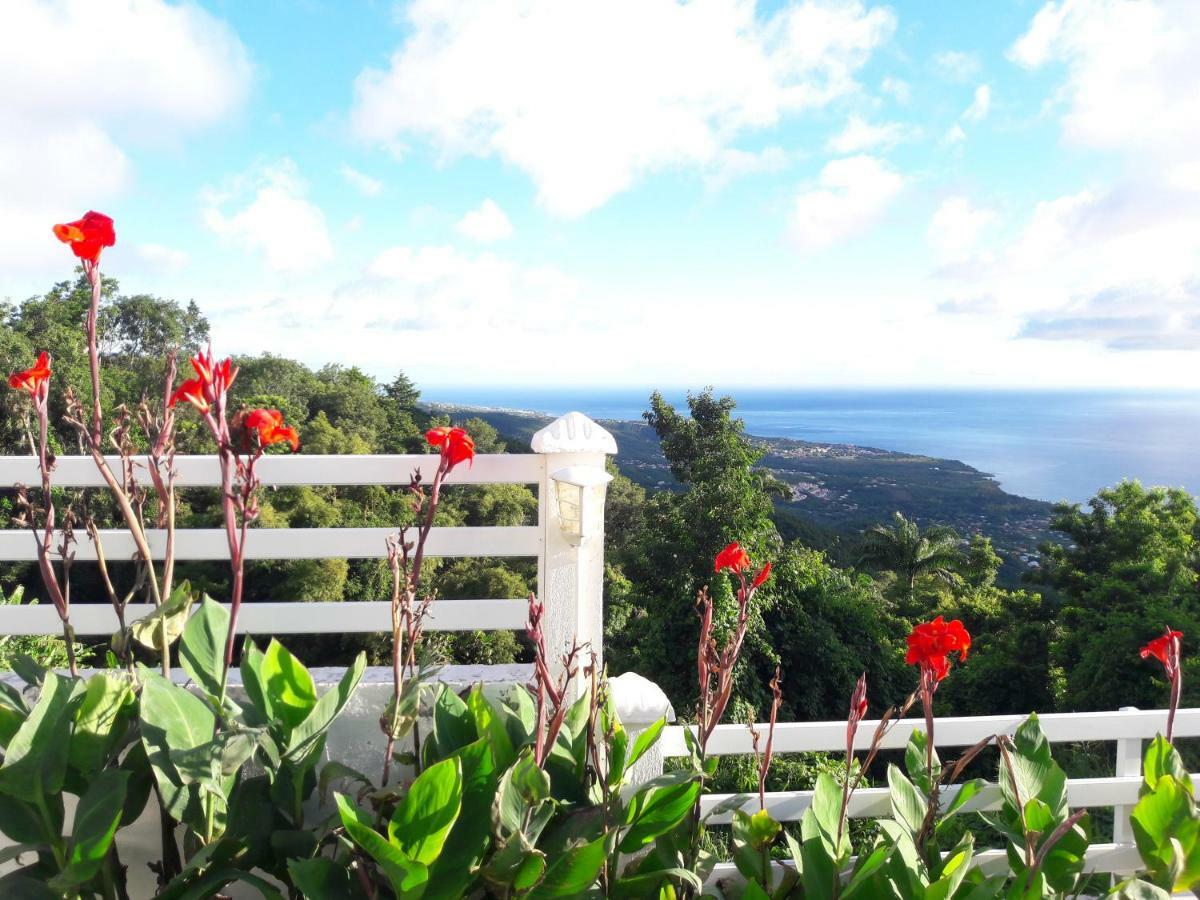 Belavue & Spa Prive, Avec Vue Panoramique Sur Mer, Jardin Creole Paysager, Jacuzzi Prive Bouillante Dış mekan fotoğraf